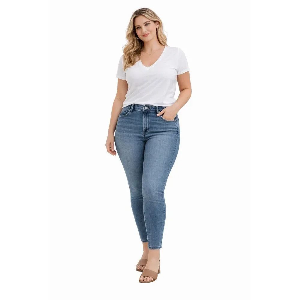 Liverpool Los Angeles High Rise Ankle Jeans Petite 14/32 Womens Skinny